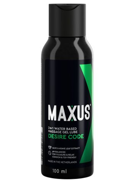 Смазка на водной основе MAXUS Desire Code с алоэ вера 100 мл