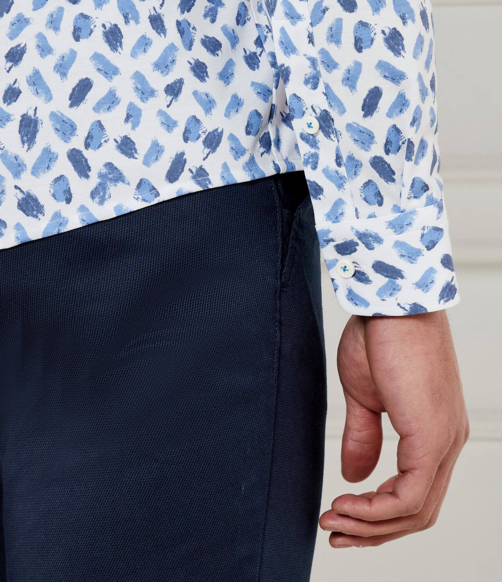 Рубашка P-ROAN-kent-C1-233 BOSS BLACK - белый(50533609)