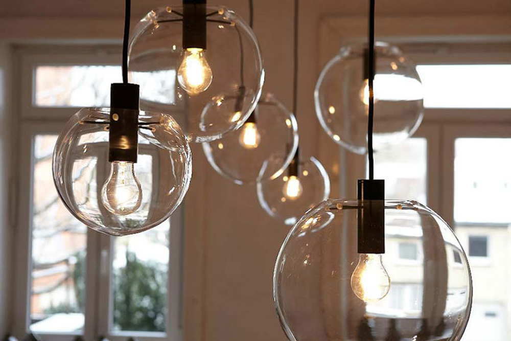 Pendant design lamp SELENE by ClassiCon D25 (Black)