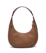 Кожаная сумка хобо crescent Michael Kors - коричневый(30S4G0PL5L)