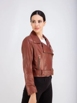 Косуха женская натуральная куртка кожаная Турция