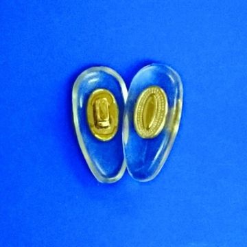 Носоупор парный мягкий на винтах с металлической вставкой L024 (14мм), 10 пар