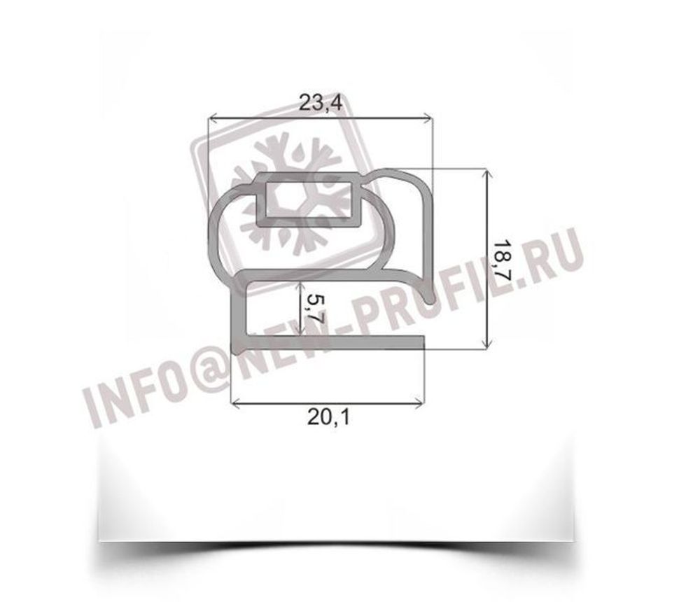 Уплотнитель для холодильника BOSCH KIM3002 х.к. 1095*535 мм (014 АНАЛОГ)