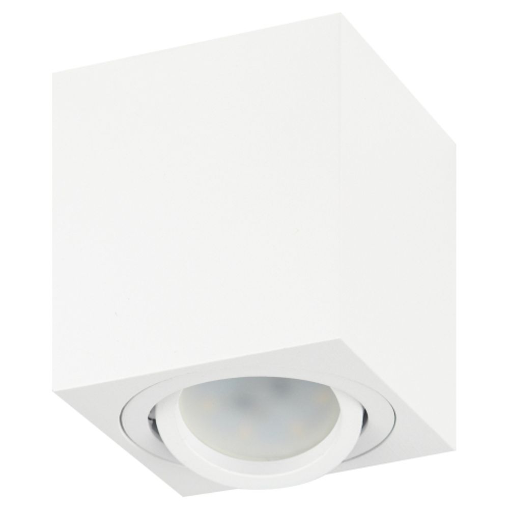 Светильник настенно-потолочный спот ЭРА OL22 WH MR16/GU10, белый, поворотный | Накладные светильники