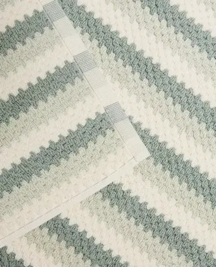 ZARA HOME КОВРИК ДЛЯ ВАННОЙ ИЗ ЖАККАРДА, СИНИЙ