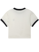 Женская Футболка Cropped Ringer