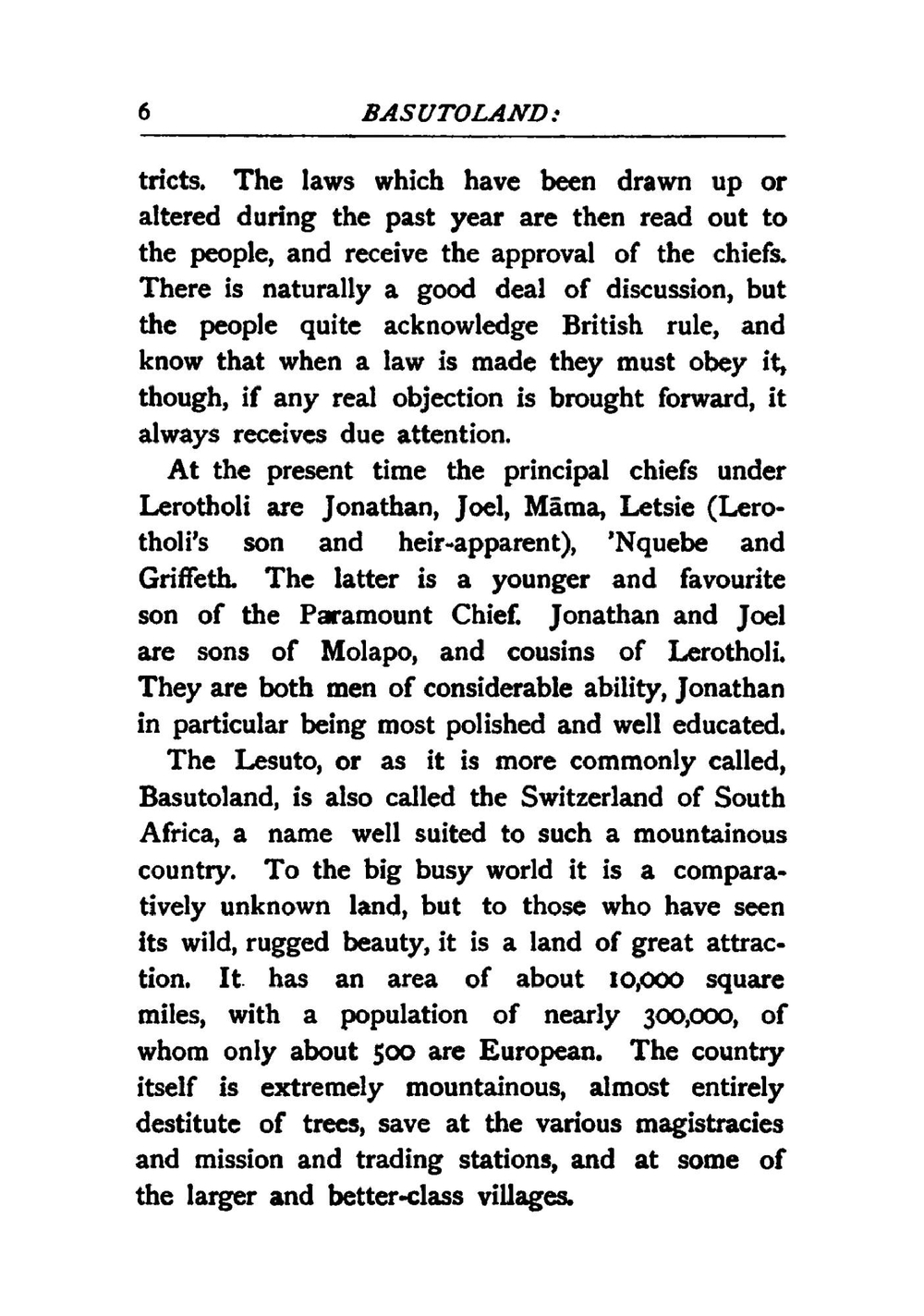 Basutoland: Its Legends and Customs | Minnie Martin