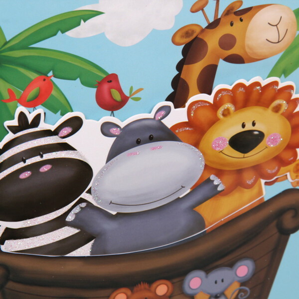 Пакет подарочный «Лодочка» 31х40 см, микс