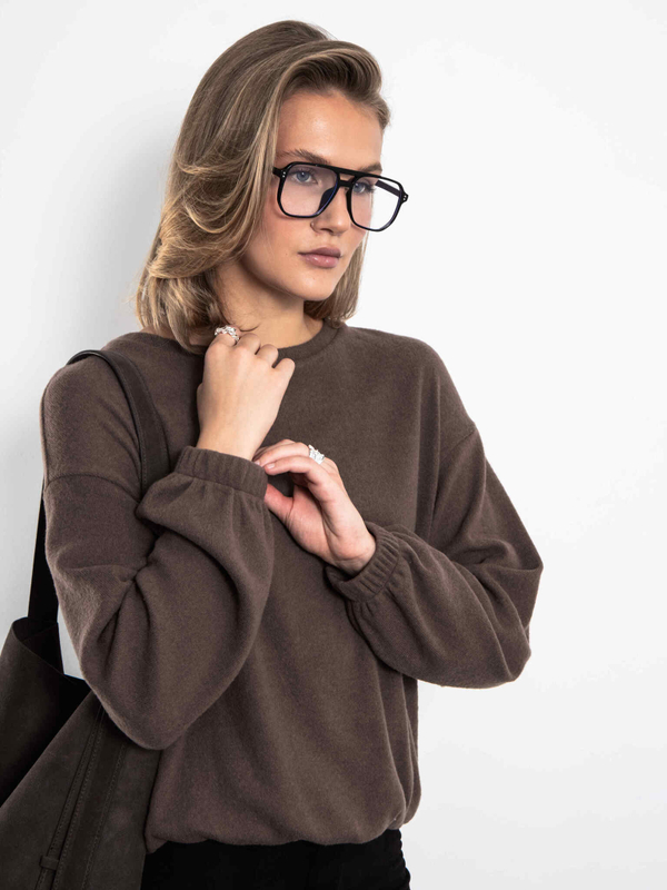 Джемпер с открытой спиной Luna (капучино)