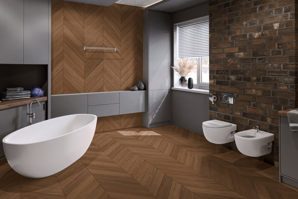 Кварц-винил LVT Damy Floor Chevron LVT 2.5 мм БЛУА 3.048 м2