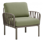 Кресло пластиковое с подушками Nardi Komodo Poltrona, тортора, джунгли