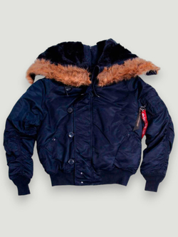 Alpha N-2B Flight Jacket (т.синяя - r.blue)