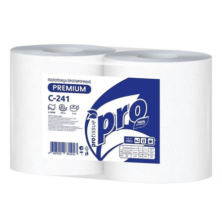 Протирочные бумажные полотенца PROtissue "PREMIUM" Артикул С241