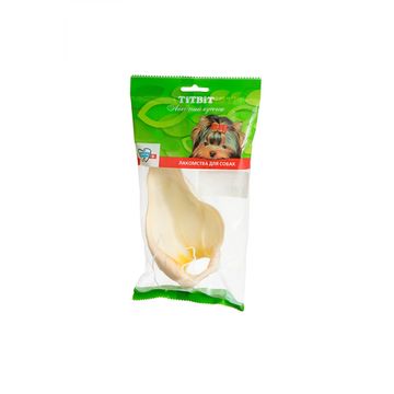 Titbit лакомство для собак Ухо телячье большое, мягкая упаковка