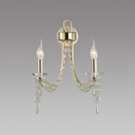 5063/2W CLASSIC ODL24 625 золото/прозрачный/металл/хрусталь Бра E14 2*40W CAPEL