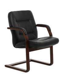 Кресло для посетителей Senator C черная кожа