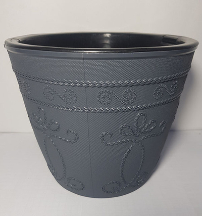 Кашпо "Ажур" 3л.(Антрацит)