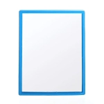 Зеркало настольное в пластиковой оправе «Классика» прямоугольник, подвесное 9,5*7см (Стикер на минивложение)