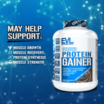 EVLution Nutrition, Stacked Protein Gainer, шоколад двойной насыщенности, 2,72 кг (6 фунтов)