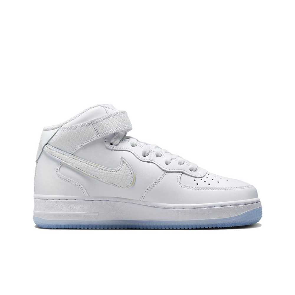 Nike Air Force 1 Mid White Snakeskin Ice Women's
