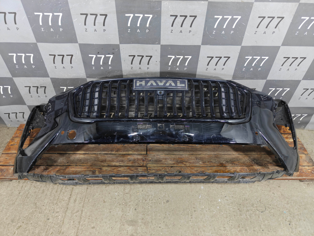 Бампер передний + решетка радиатора Haval Jolion 24-нв Б/У Оригинал 2803110XST13A