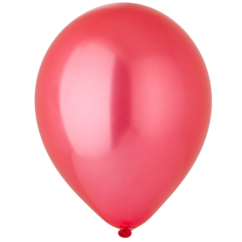 Шар латексный Металлик 13 см (Красный)