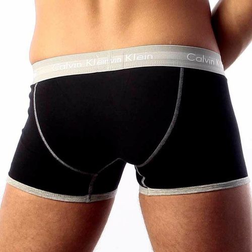 Мужские трусы хипсы черные Calvin Klein 365 Trunks Black