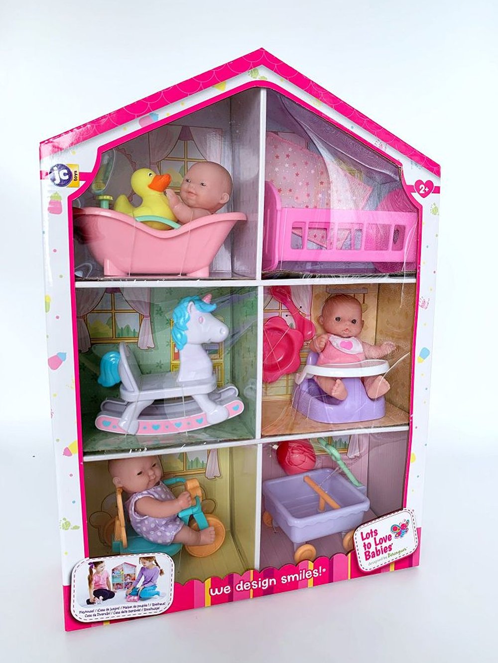 Кукольный домик в комплекте 3 пупса + аксессуаров (16755)