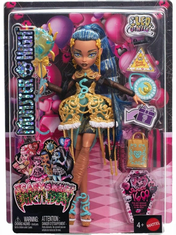Кукла Монстер Хай Клео де Нил Сладкий День Рождения 3 поколение JBG76 Monster High Scary Sweet Birthday Cleo de Nile 6+