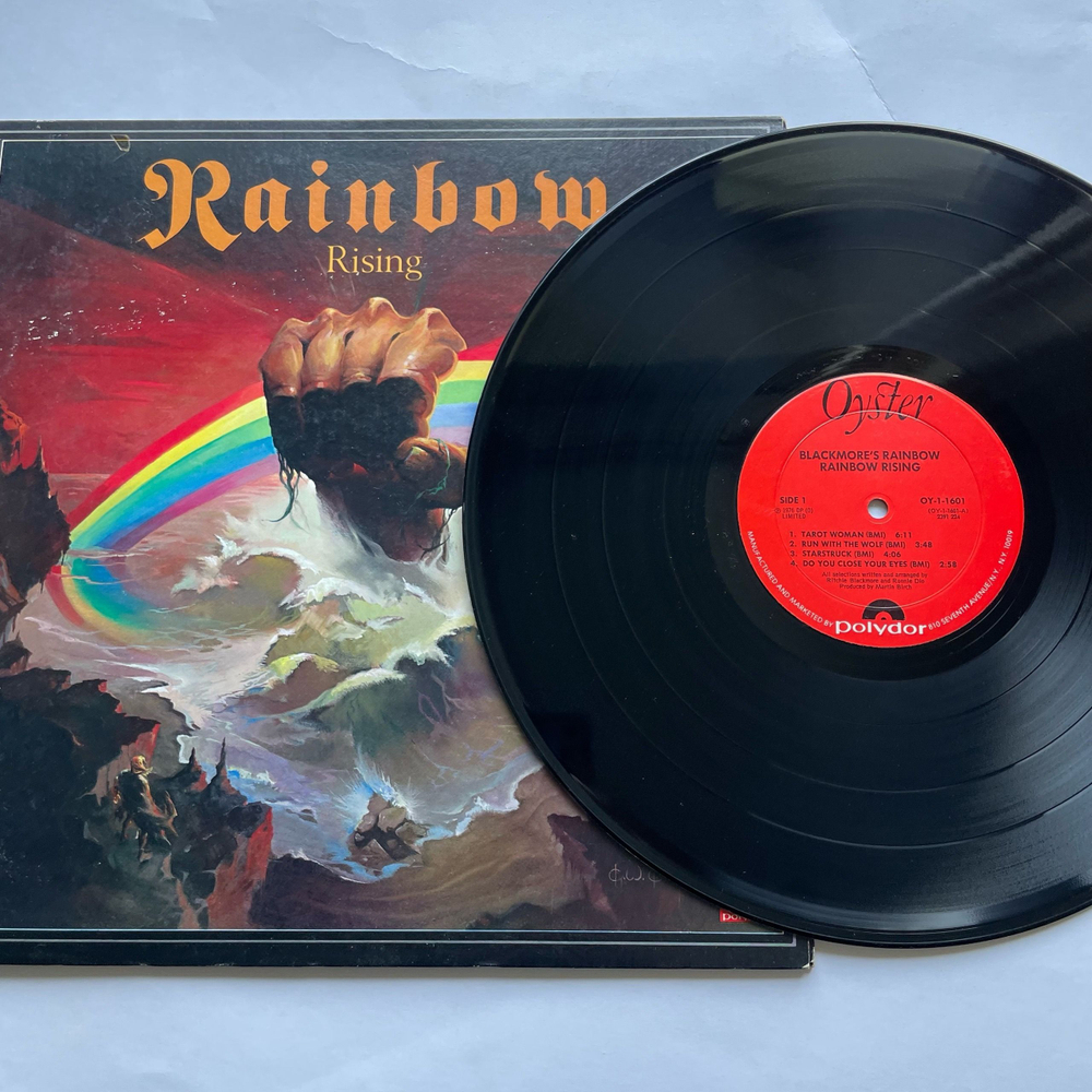 Винтажная виниловая пластинка LP Rainbow Rising (США 1976)