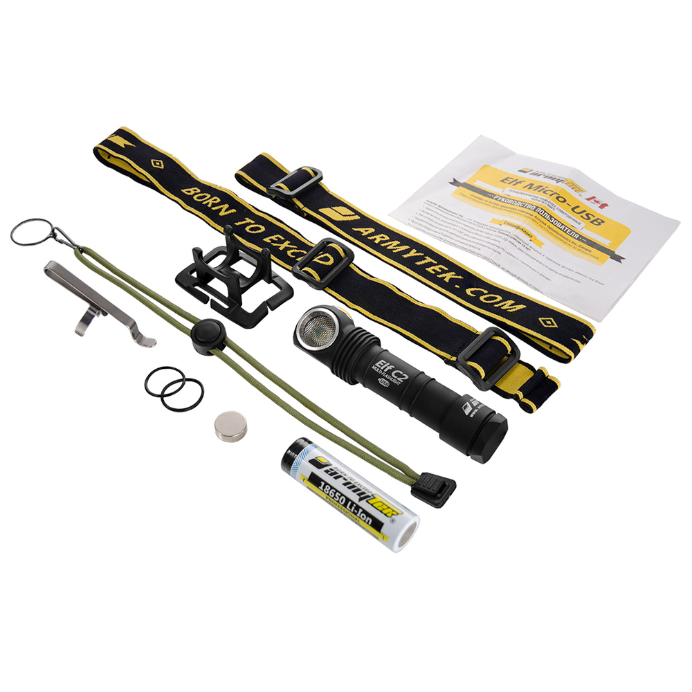 Фонарь Armytek Elf C2 Micro-USB XP-L Белый