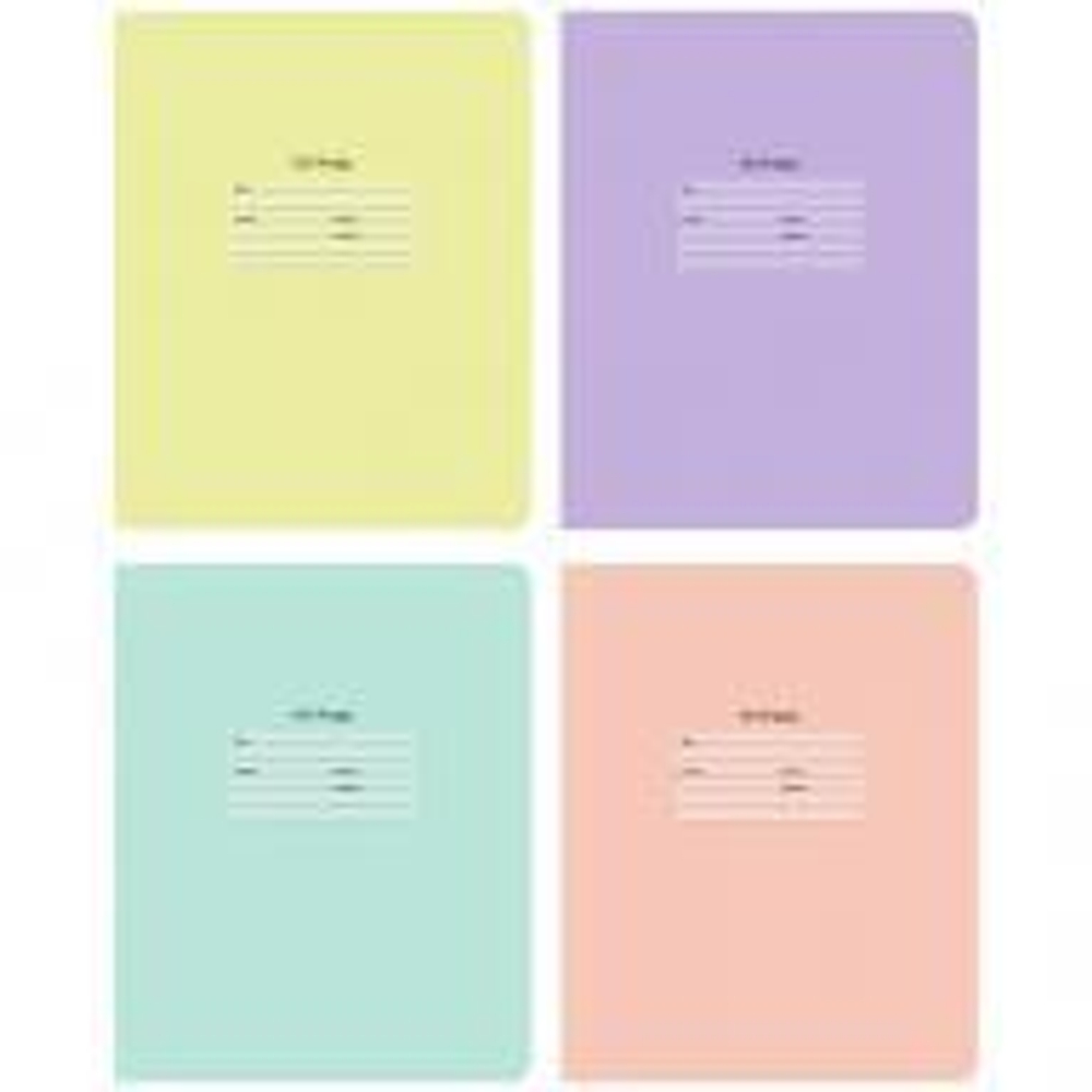 Тетрадь школьная А5 12л косая линия "Лучшая" 70г/м2 Т5ск12 9799 (BG) микс цветов (комплект 5 шт)