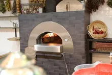 Печь для пиццы на газе и дровах Alfa Pizza Quick Pro Gas (7 пицц)