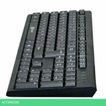Клавиатура Oklick 120M USB черный