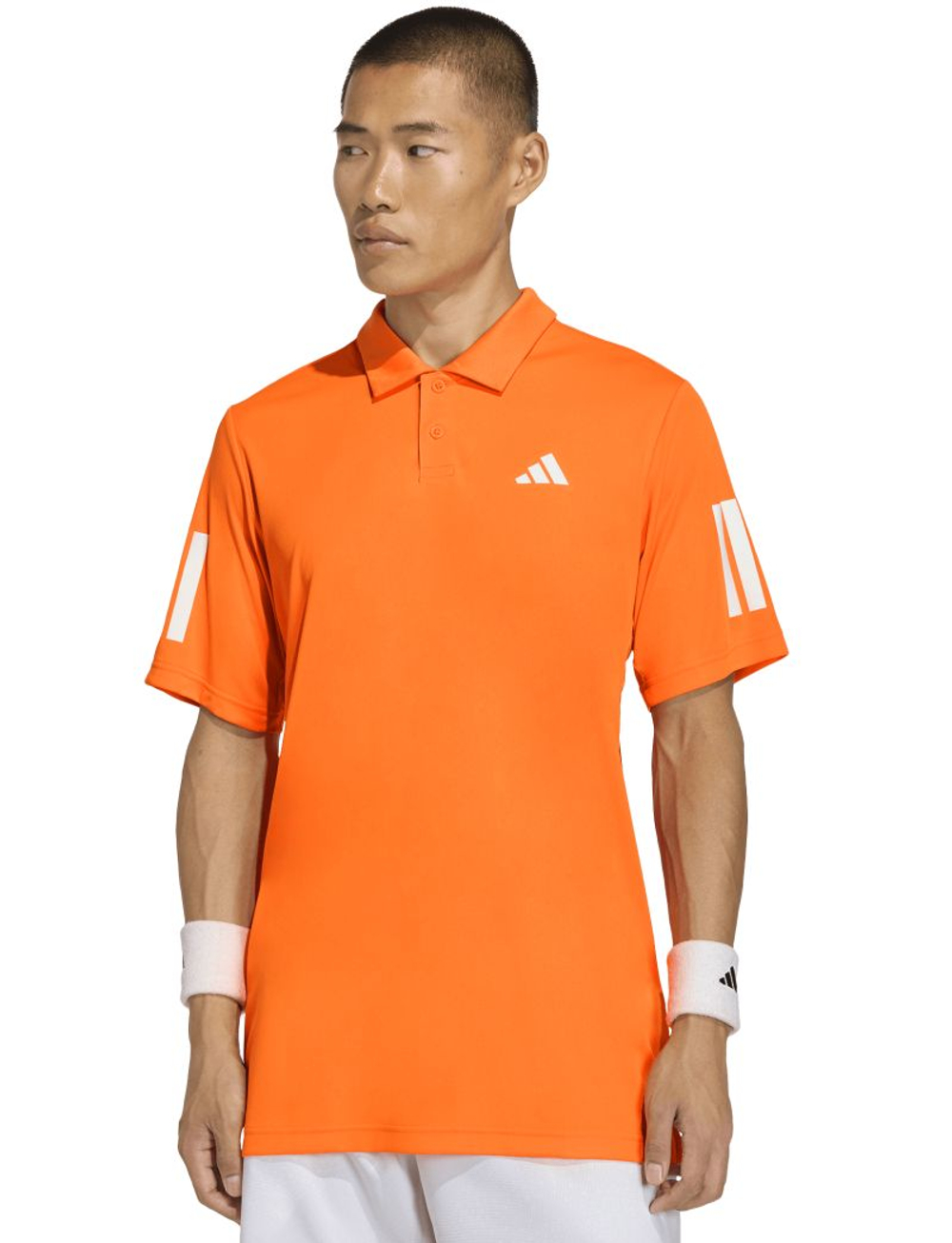 Теннисное поло Adidas Club Tennis 3-stripes - pure orange