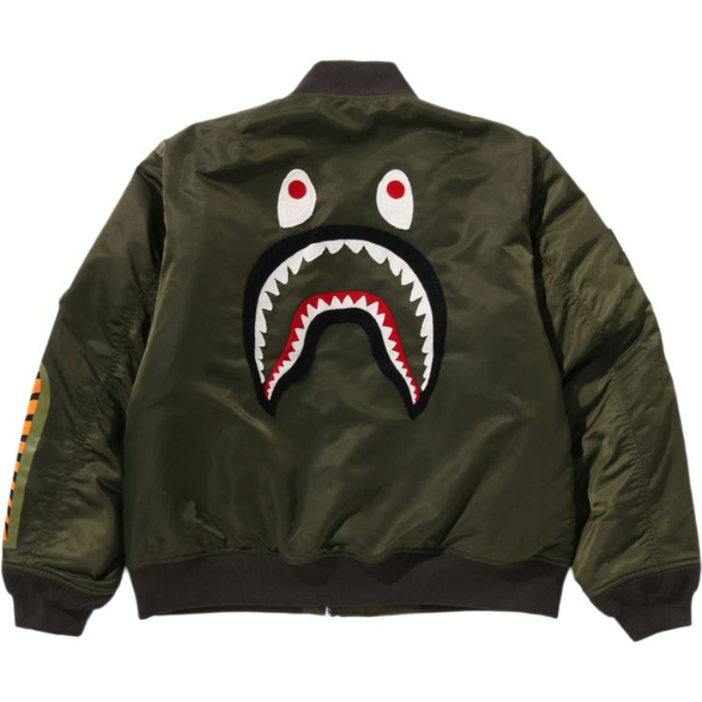 A Bathing Ape Bathing Ape Shark Ma 1 Bomber Куртка