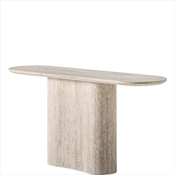 Консоль Thiennes из травертина, 160х80х45 см