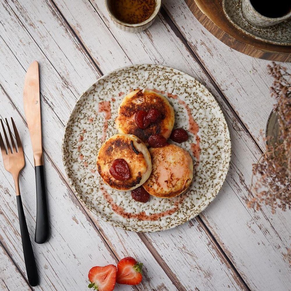 Тарелка с бортом d 21 см h1,5 см Brown Spider Silk P.L. Proff Cuisine [6]