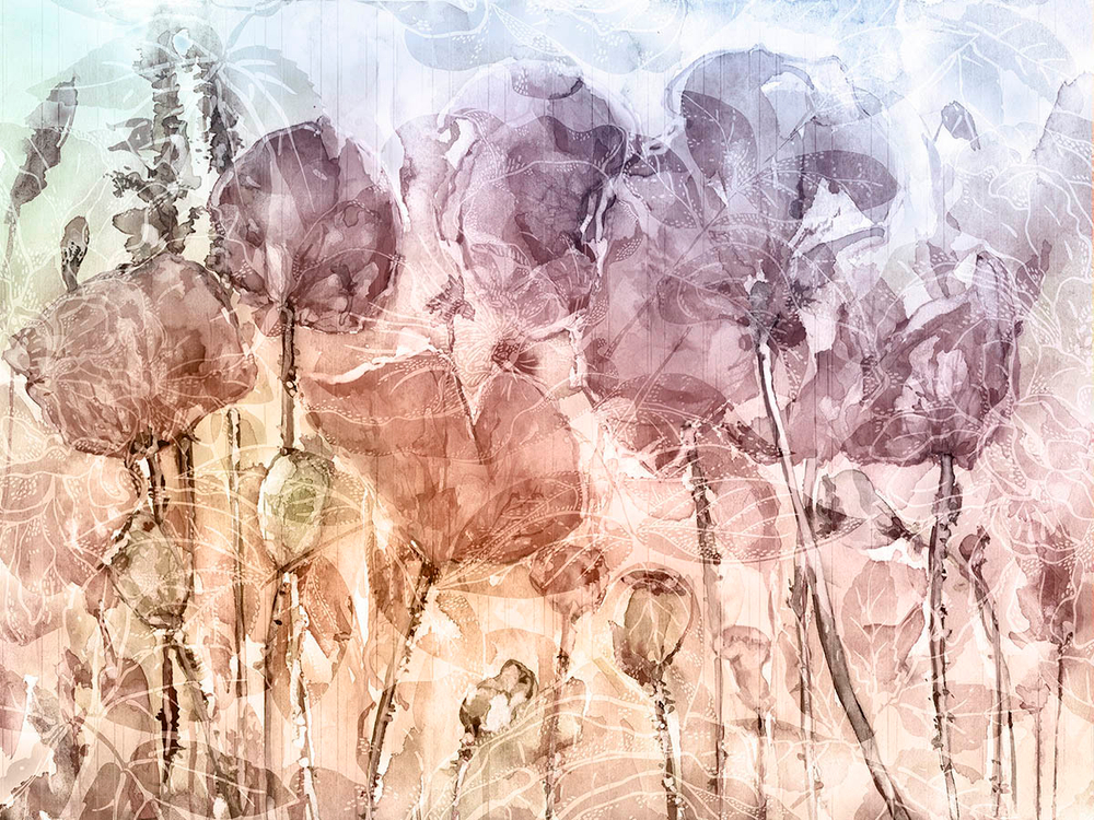 Дизайнерские обои Wall Street Aquarelle