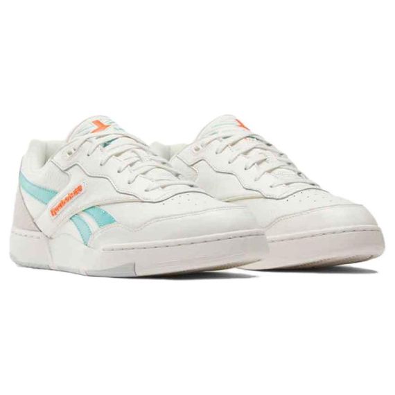 Кроссовки reebok BB4000 2 для скейтбординга Низкие Белые туфли без каблука из натуральной кожи.