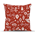 Подушка декоративная 40*40см «Новогодние игрушки»