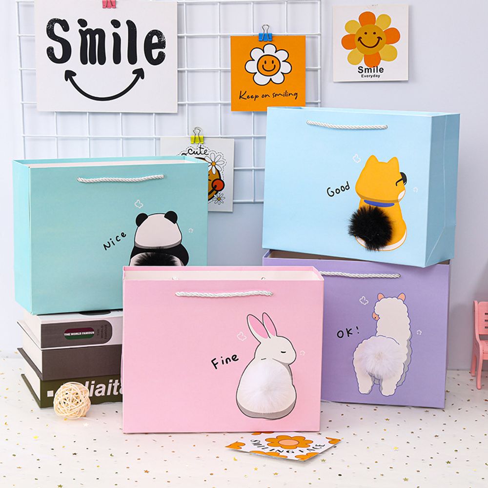 Пакет подарочный "Cute Tail", 19,5х14,5 см