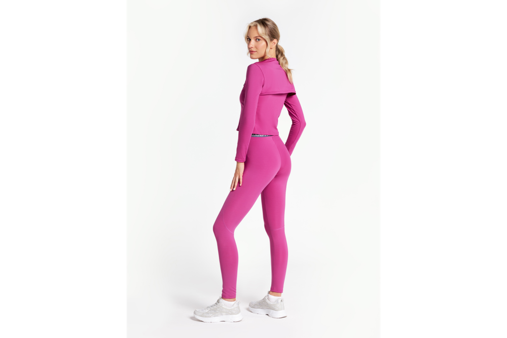 Топ с рукавами женский Urbanfit, размер L, фиолетовый