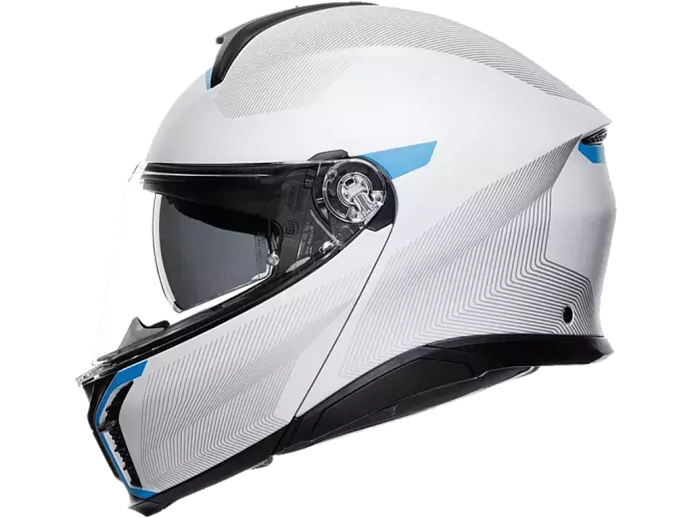 AGV TOURMODULAR FREQUENCY LIGHT GREY/BLUE