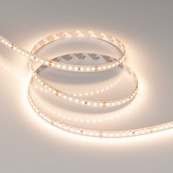 Светодиодная лента Arlight 12W/m 160LED/m 2835SMD теплый белый 5M UL-A160-8mm 24V Warm3000 040011