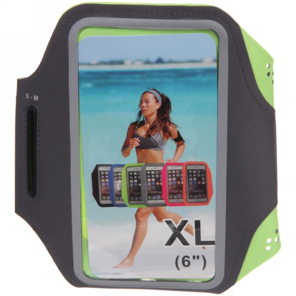 Чехол спортивный для телефона на руку «Attention» (для телефона 6»), микс