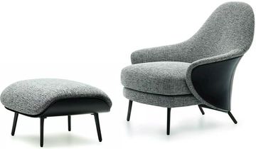 Кресло с оттоманкой Angie