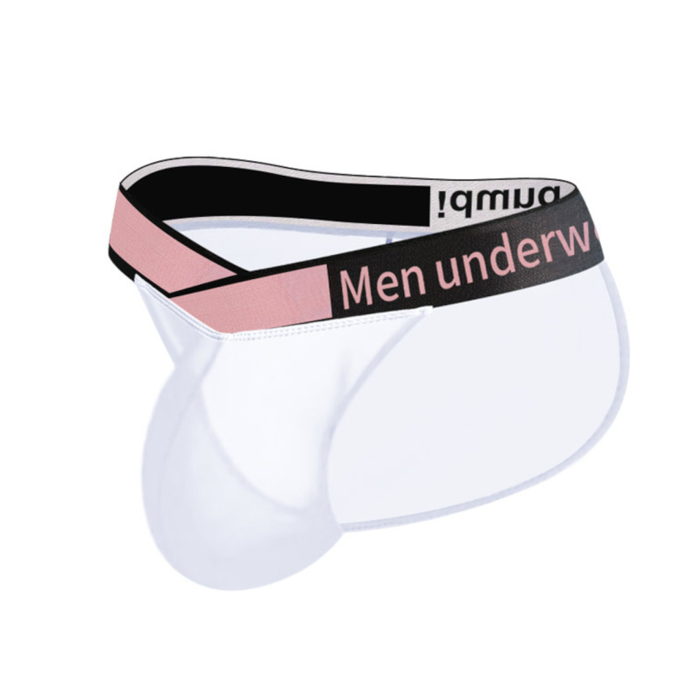 Мужские трусы танга белые PUMP! MP269-1