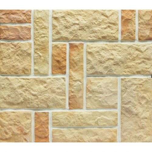 Плитка обл. кер. Рваный камень Хаос Разноцвет (4 размера(0,6)) 26шт./уп.