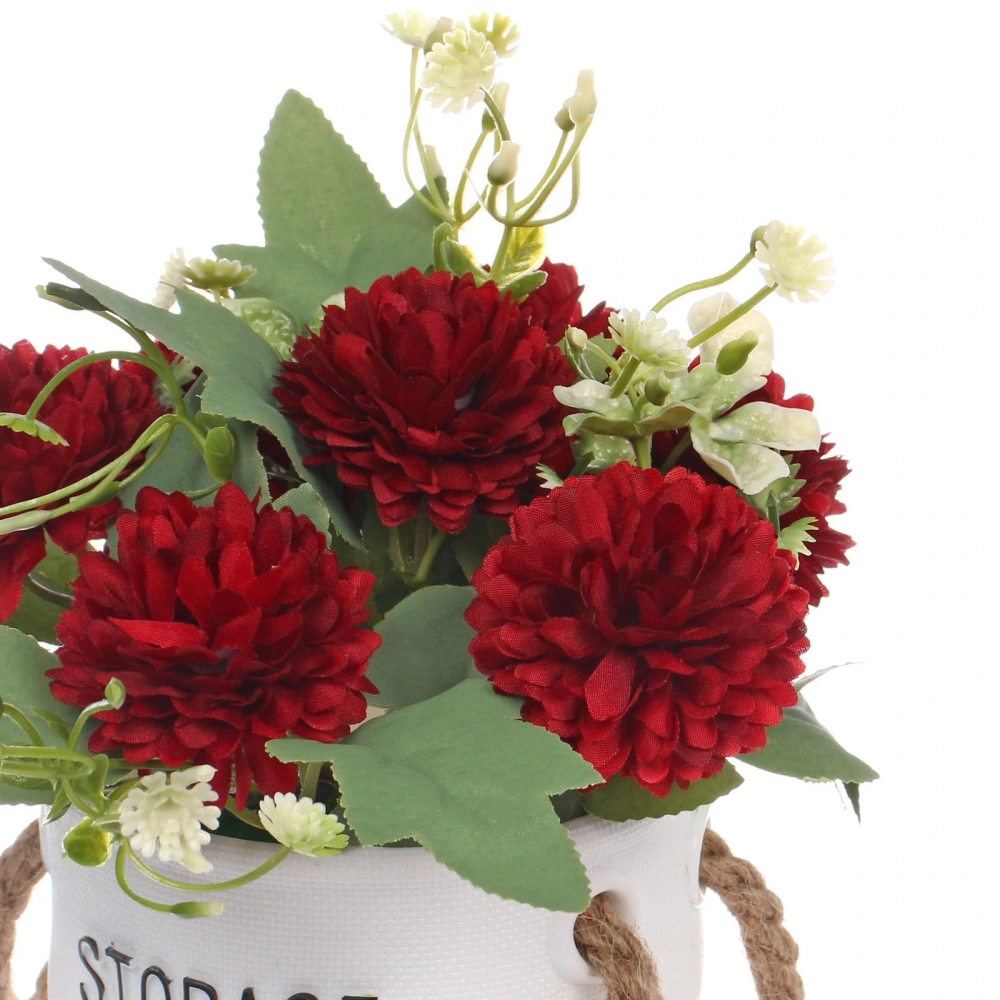 Цветочная композиция «Мечта» 10*20см Хризантемы бордовые